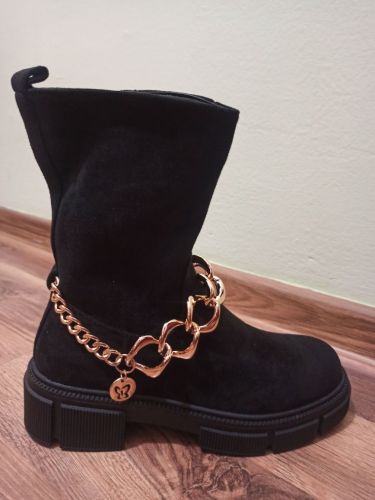 Черевики на платформі Filippo DBT3990/22 BK чорні