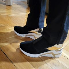 Жіночі шкіряні напівчеревики Filippo DP3652/22 BK чорні