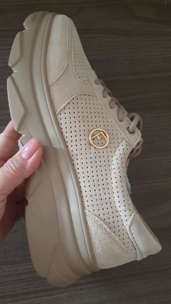 Шкіряні кросівки Filippo DP2138/23 BE BE бежеві