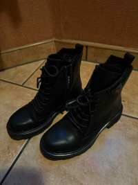 Шкіряні черевики Filippo DBT7131/25 BK чорні