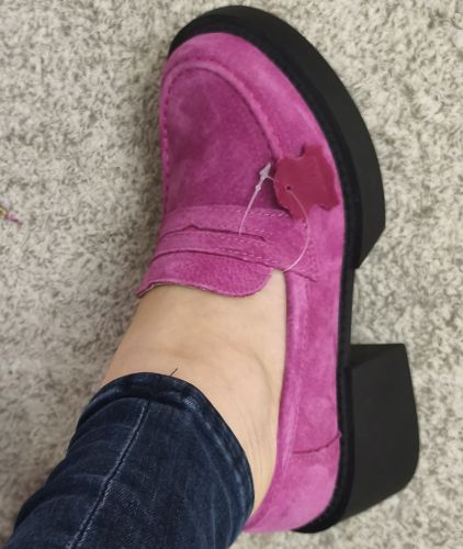 Шкіряні напівчеревики на підборах Filippo DP4685/23 FH рожеві