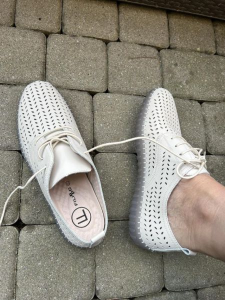 Шкіряні напівчеревики Filippo DP6064/24 BE бежеві