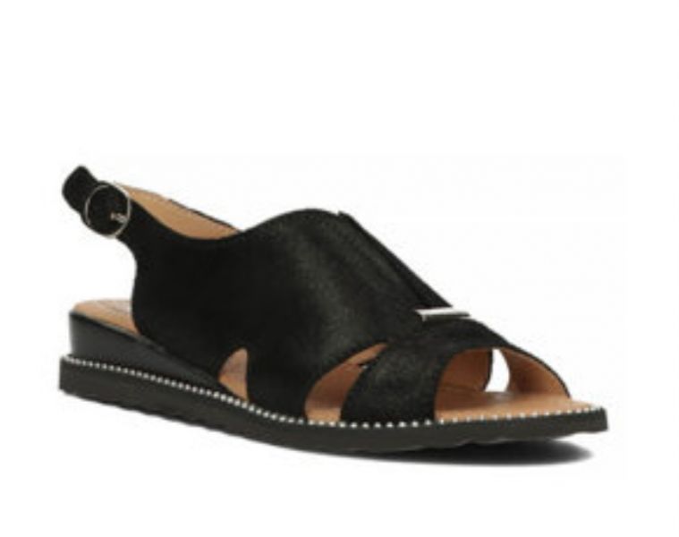 Шкіряні босоніжки Filippo DS4470/23 BK чорні